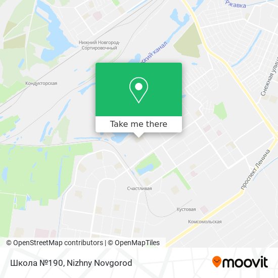 Школа №190 map
