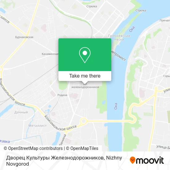 Дворец Культуры Железнодорожников map