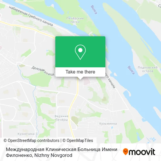 Международная Клиническая Больница Имени Филоненко map