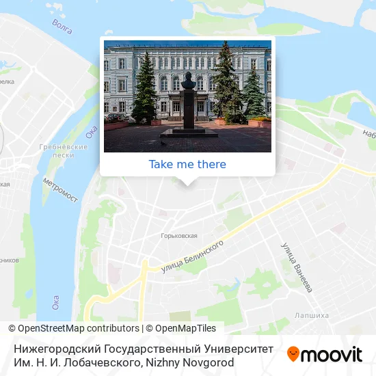 Нижегородский Государственный Университет Им. Н. И. Лобачевского map