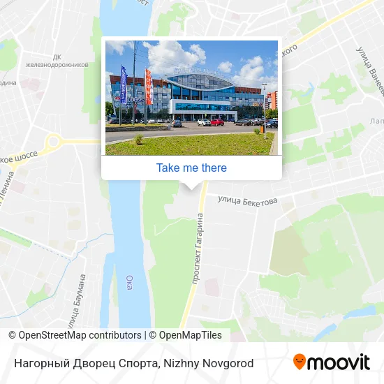 Нагорный Дворец Спорта map