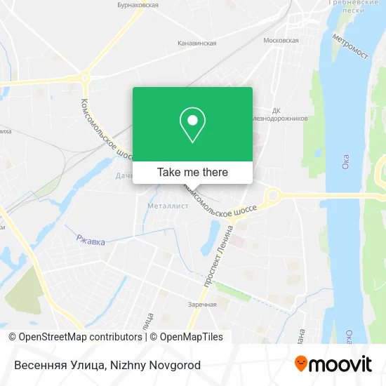 Весенняя Улица map