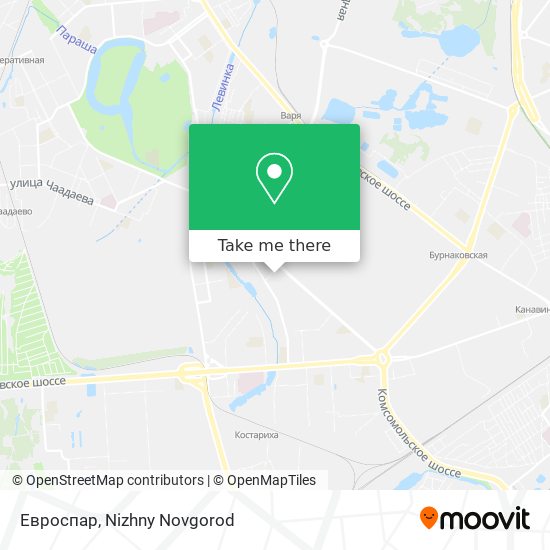 Евроспар map