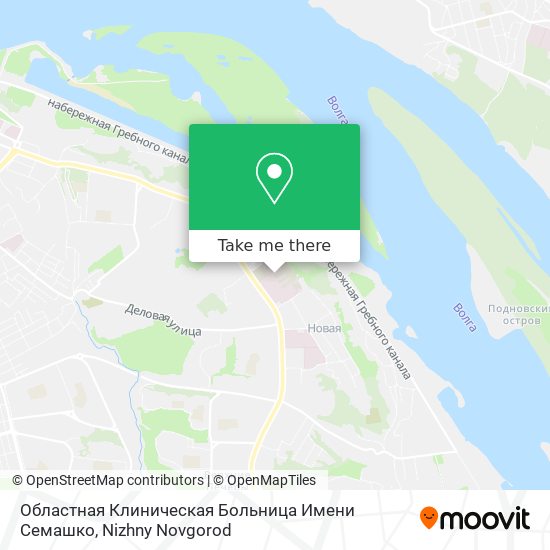 Областная Клиническая Больница Имени Семашко map