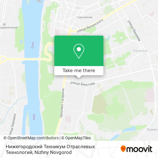 Нижегородский Техникум Отраслевых Технологий map