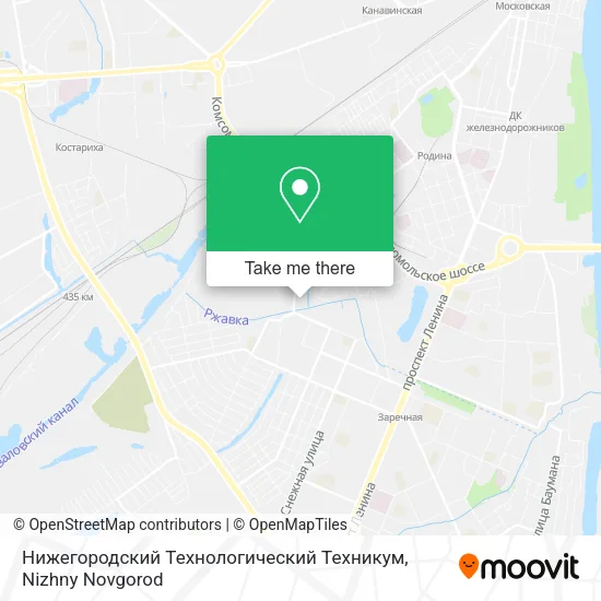 Нижегородский Технологический Техникум map