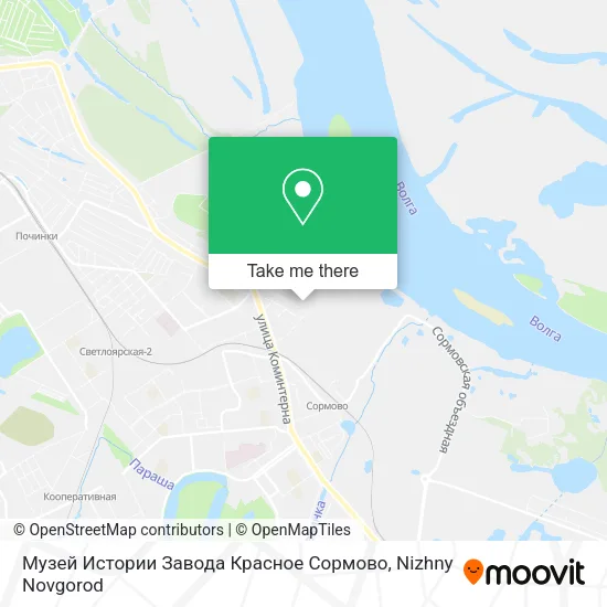 Музей Истории Завода Красное Сормово map