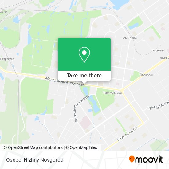 Озеро map