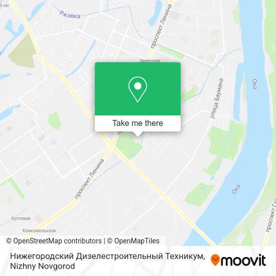 Нижегородский Дизелестроительный Техникум map