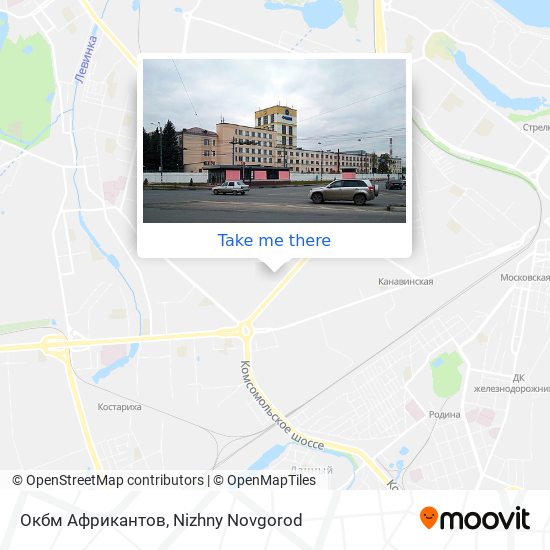 Окбм Африкантов map