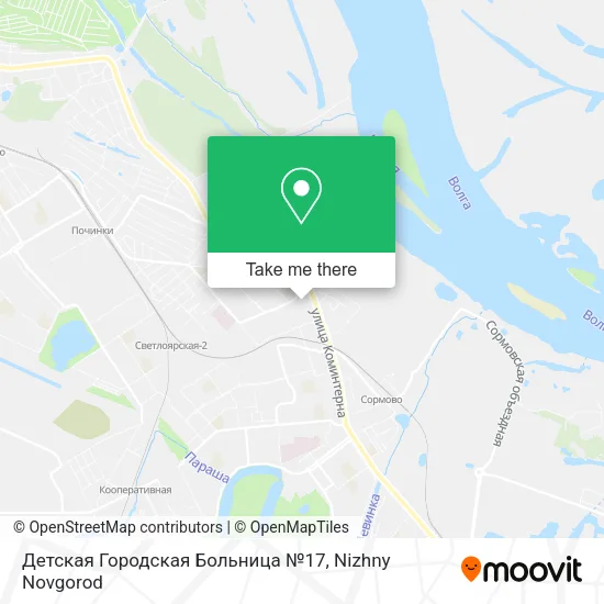 Детская Городская Больница №17 map