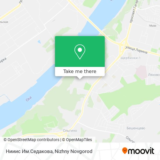 Нииис Им.Седакова map
