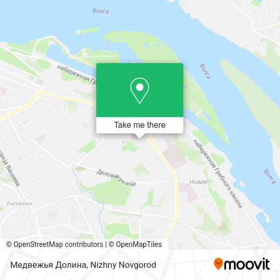 Медвежья Долина map