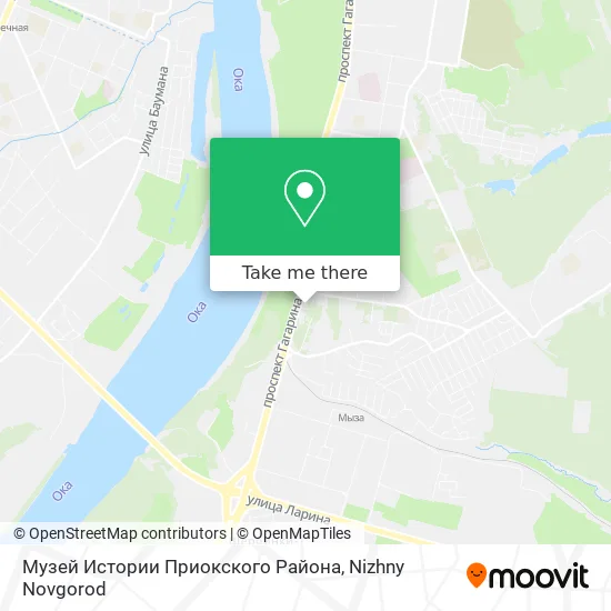 Музей Истории Приокского Района map