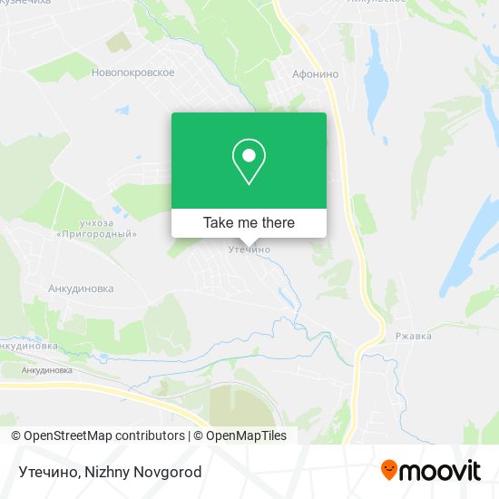 Утечино map