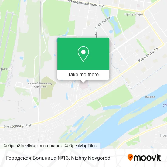 Городская Больница №13 map
