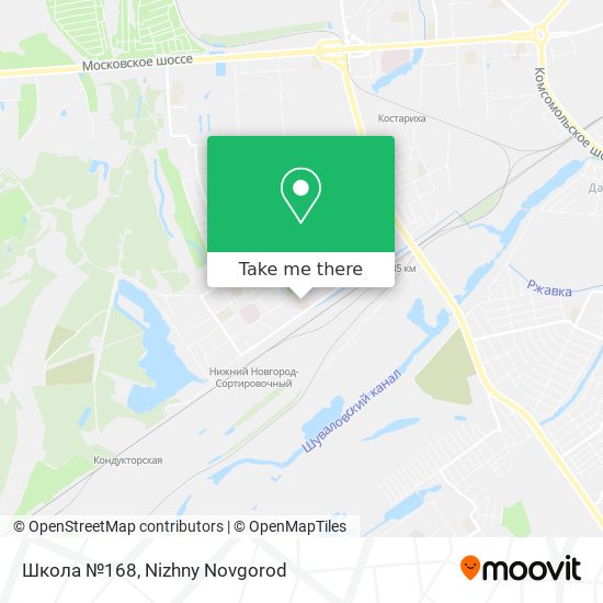 Школа №168 map