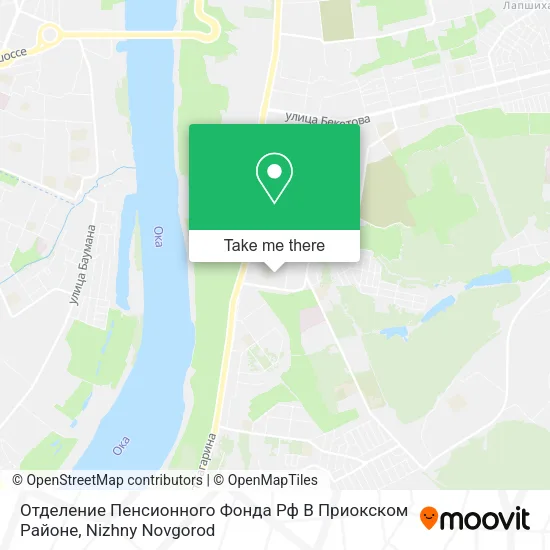 Отделение Пенсионного Фонда Рф В Приокском Районе map