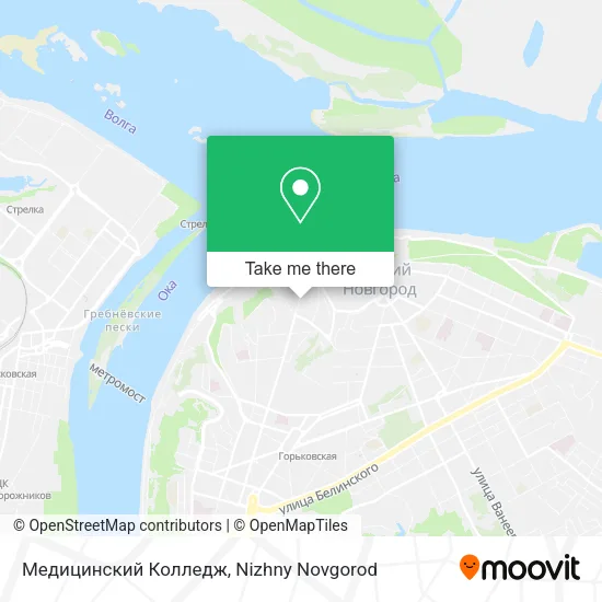 Медицинский Колледж map