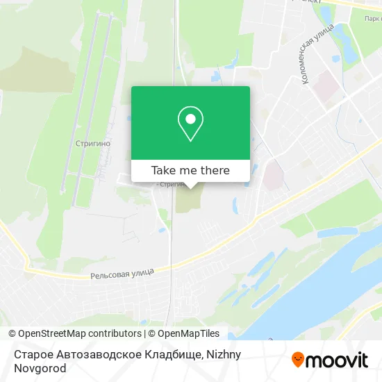 Старое Автозаводское Кладбище map
