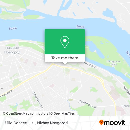 Milo Concert Hall map