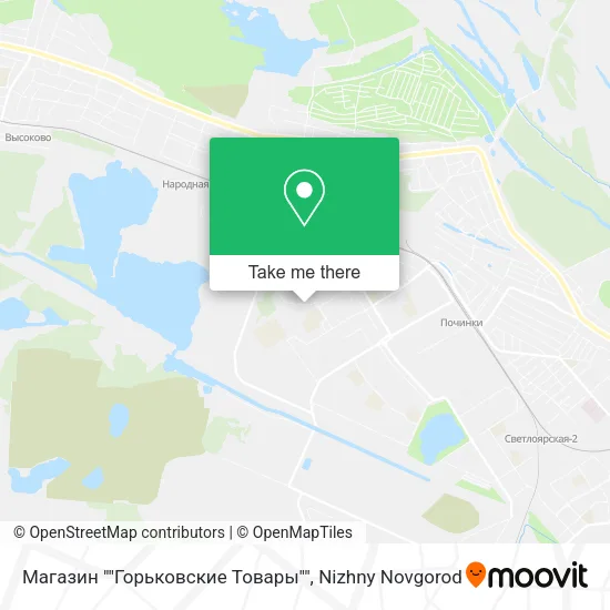 Магазин ""Горьковские Товары"" map