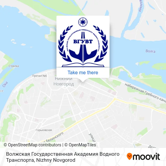 Волжская Государственная Академия Водного Транспорта map