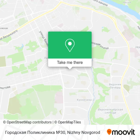Городская Поликлиника №30 map