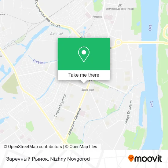 Заречный Рынок map