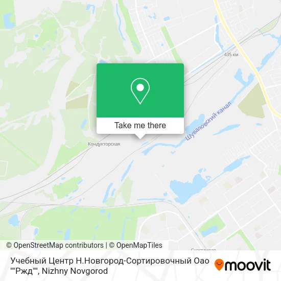 Учебный Центр Н.Новгород-Сортировочный Оао ""Ржд"" map