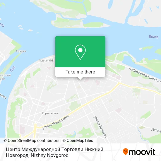 Центр Международной Торговли Нижний Новгород map