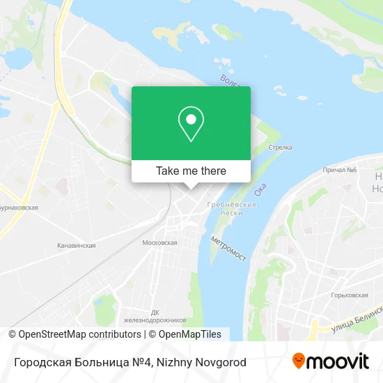Городская Больница №4 map