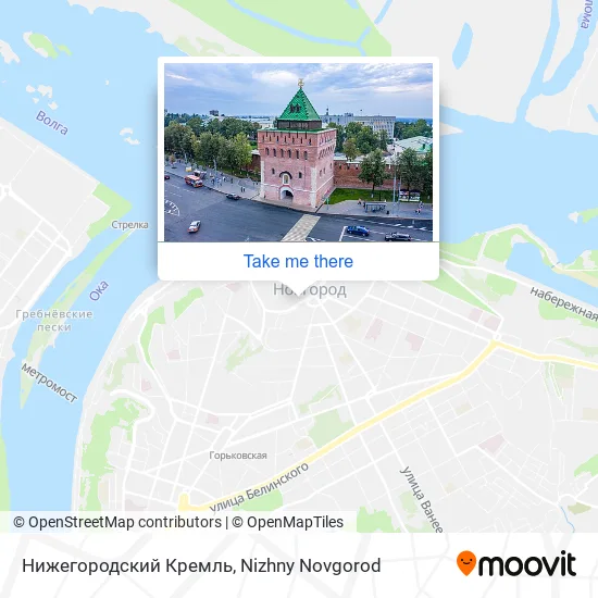 Нижегородский Кремль map