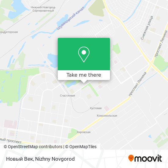 Новый Век map