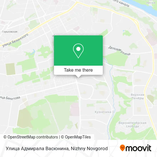 Улица Адмирала Васюнина map