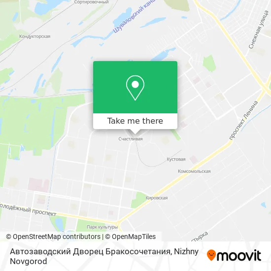 Автозаводский Дворец Бракосочетания map