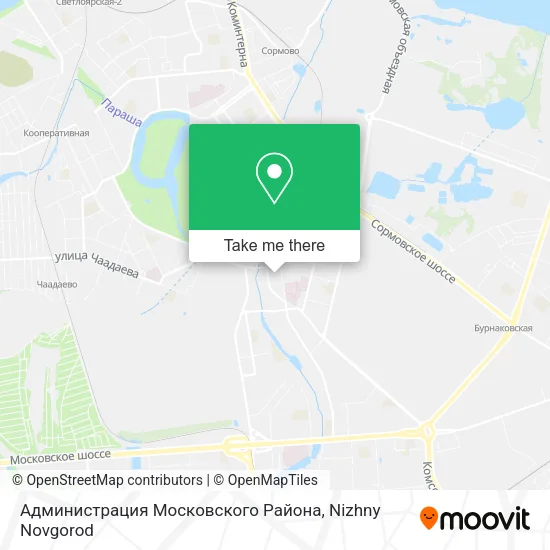 Администрация Московского Района map