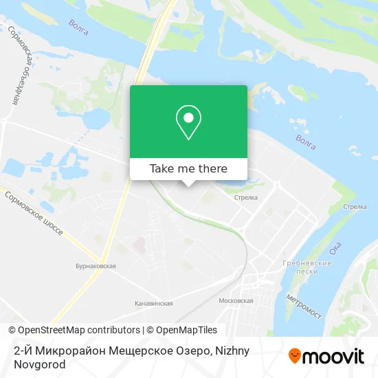 2-Й Микрорайон Мещерское Озеро map