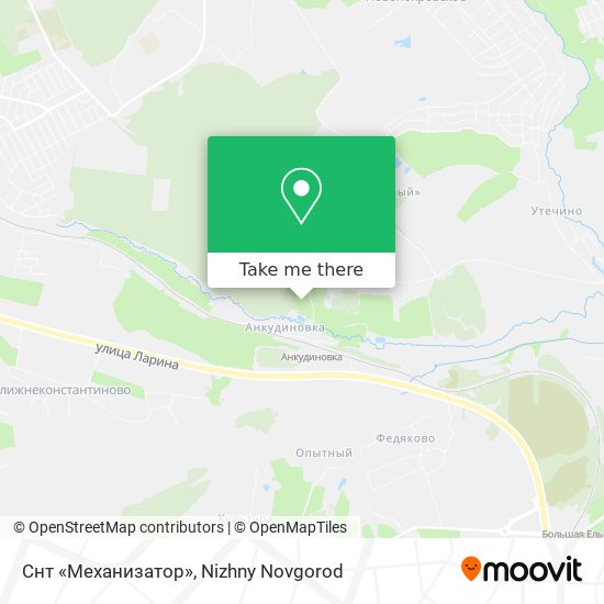 Снт «Механизатор» map