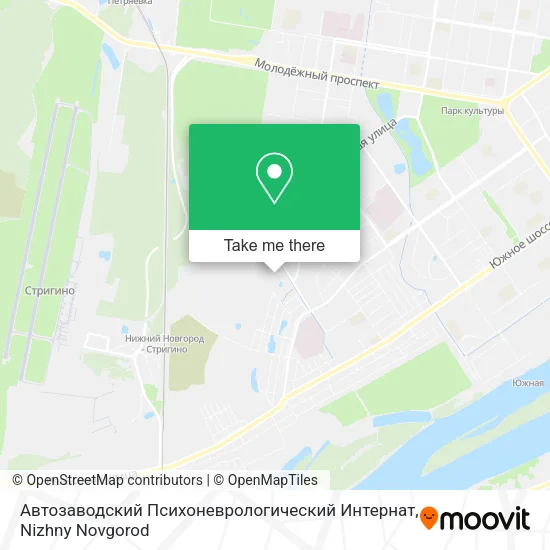 Автозаводский Психоневрологический Интернат map