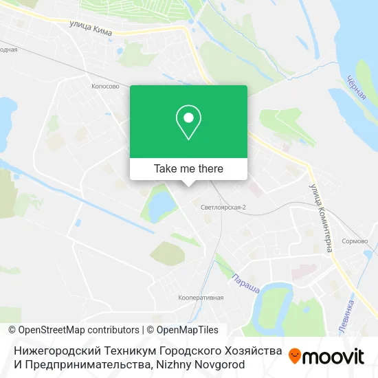 Нижегородский Техникум Городского Хозяйства И Предпринимательства map