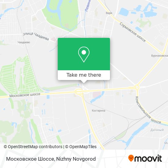 Московское Шоссе map