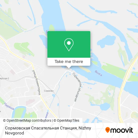 Сормовская Спасательная Станция map