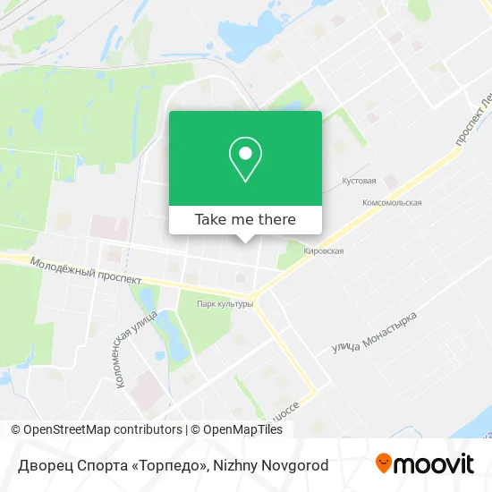 Дворец Спорта «Торпедо» map