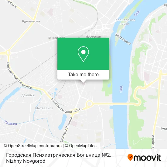 Городская Психиатрическая Больница №2 map