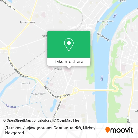 Детская Инфекционная Больница №8 map