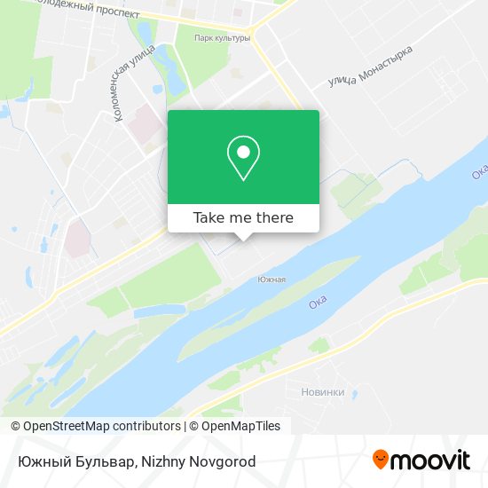 Южный Бульвар map
