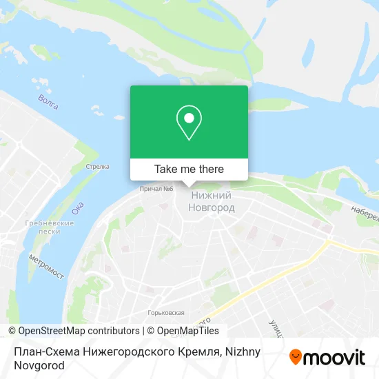 План-Схема Нижегородского Кремля map