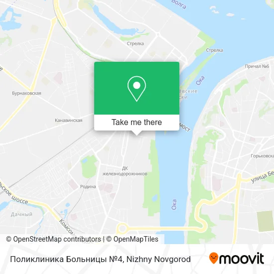 Поликлиника Больницы №4 map