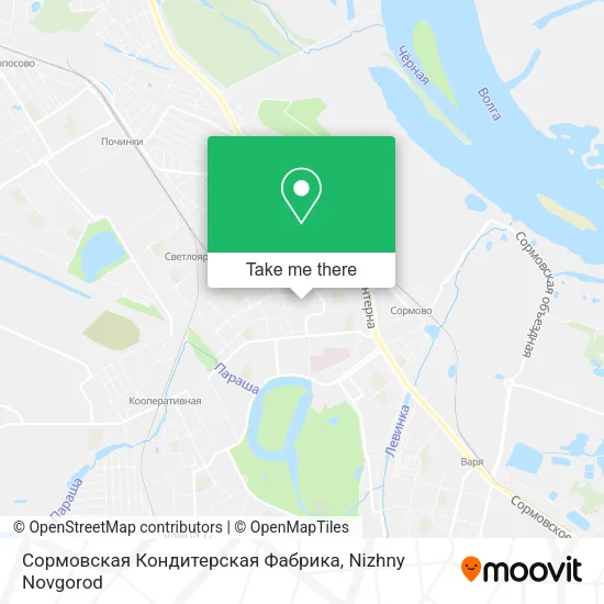 Сормовская Кондитерская Фабрика map